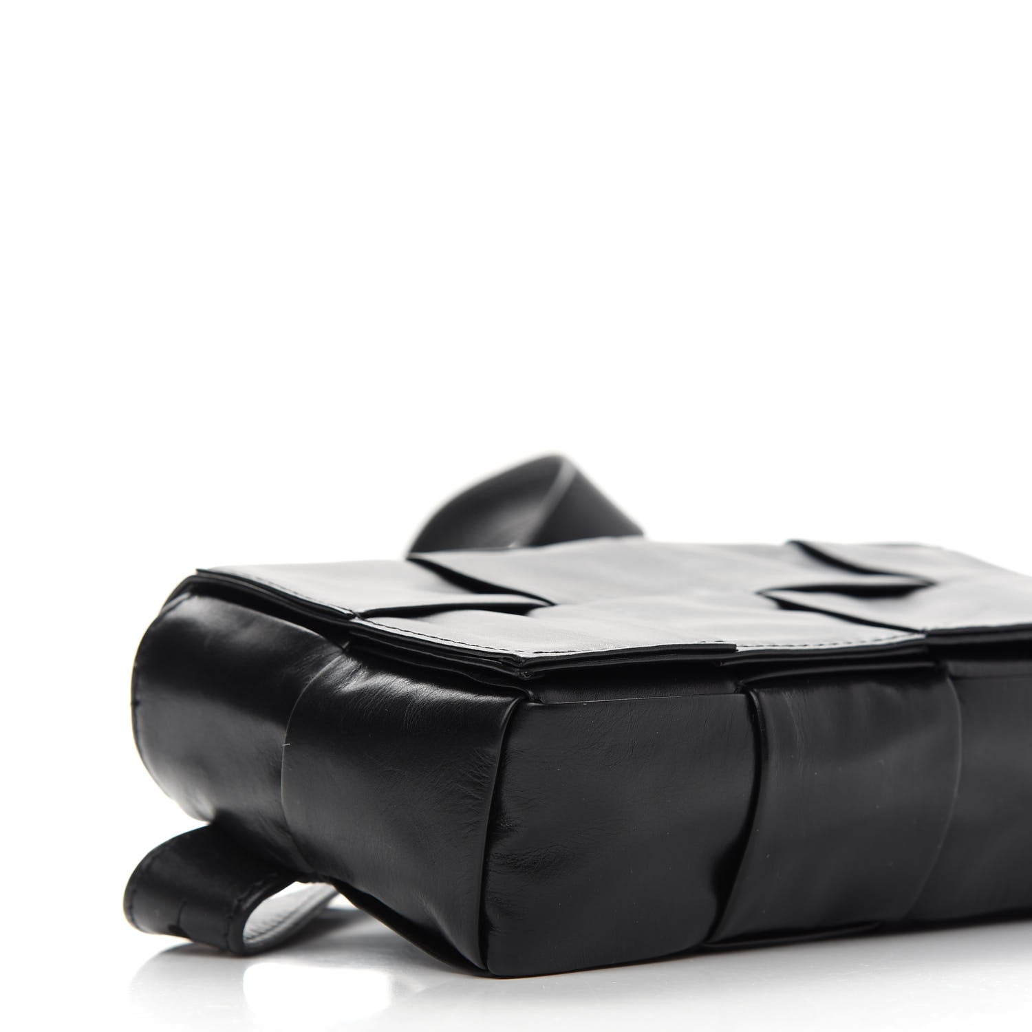 Bottega Veneta Paper Calfskin Intrecciato Cassette Belt Bag Black 5 of 8