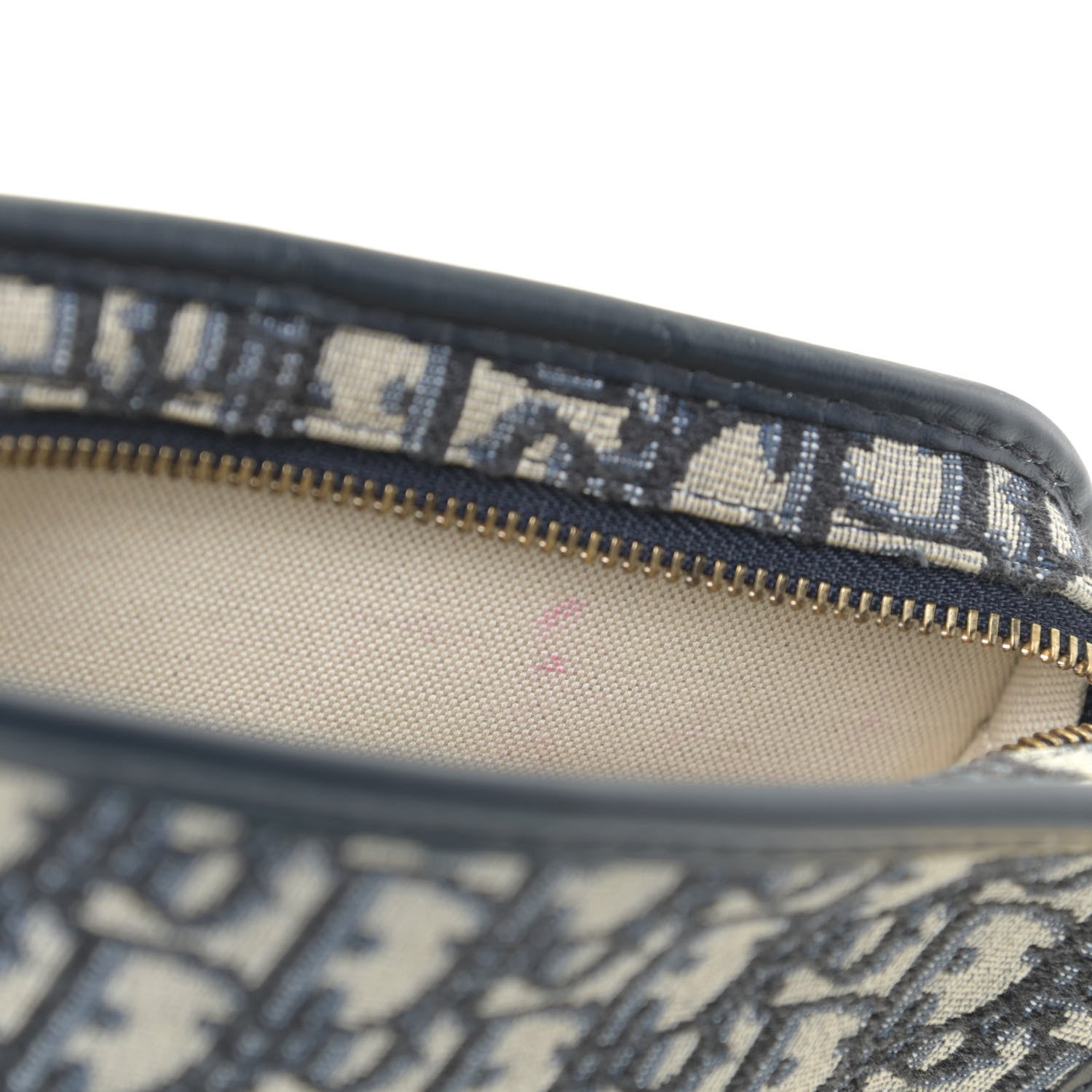 Christian Dior Oblique Diorquake Clutch Blue 11 of 13