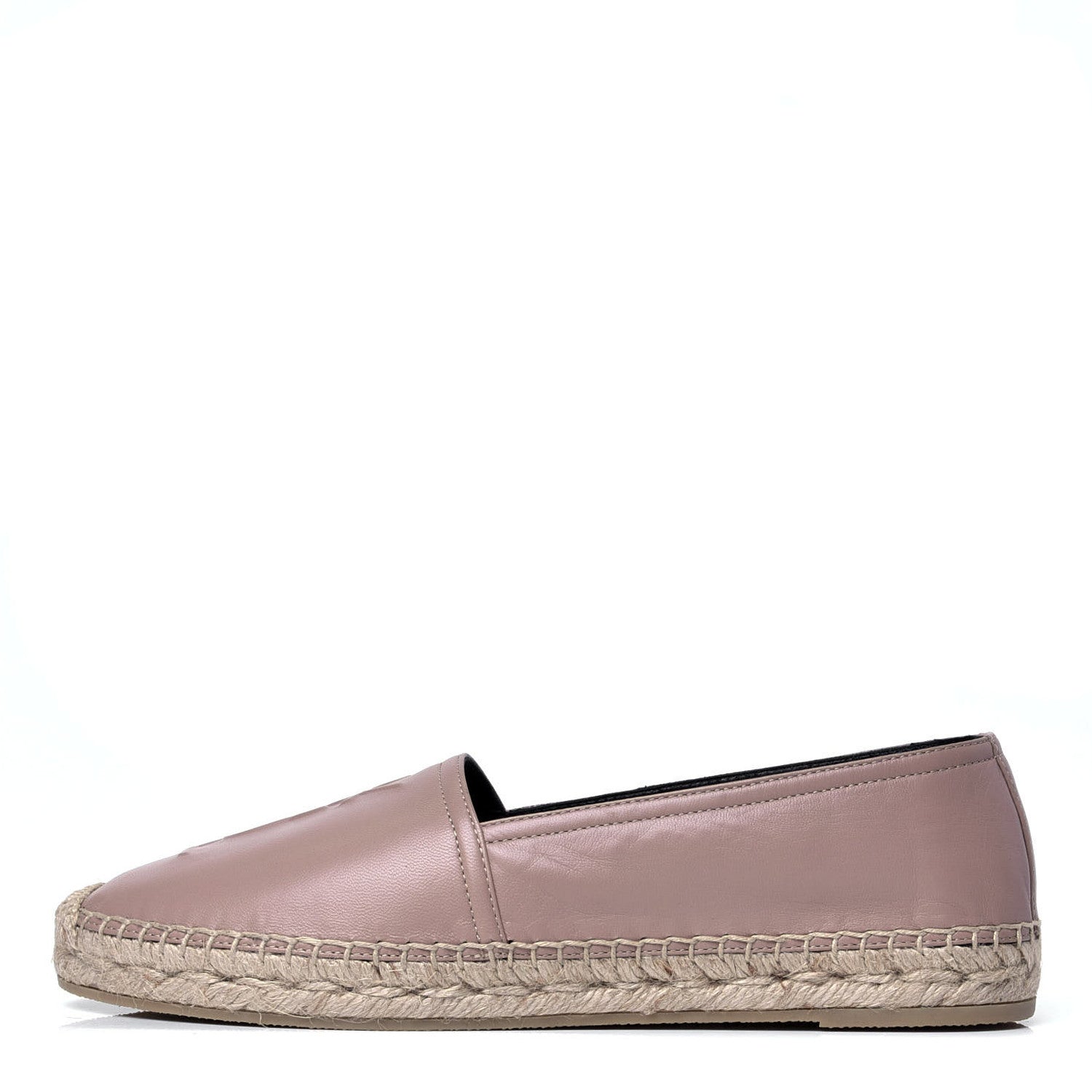 Saint Laurent Nappa Monogram Espadrilles 39 Nude 1 of 6