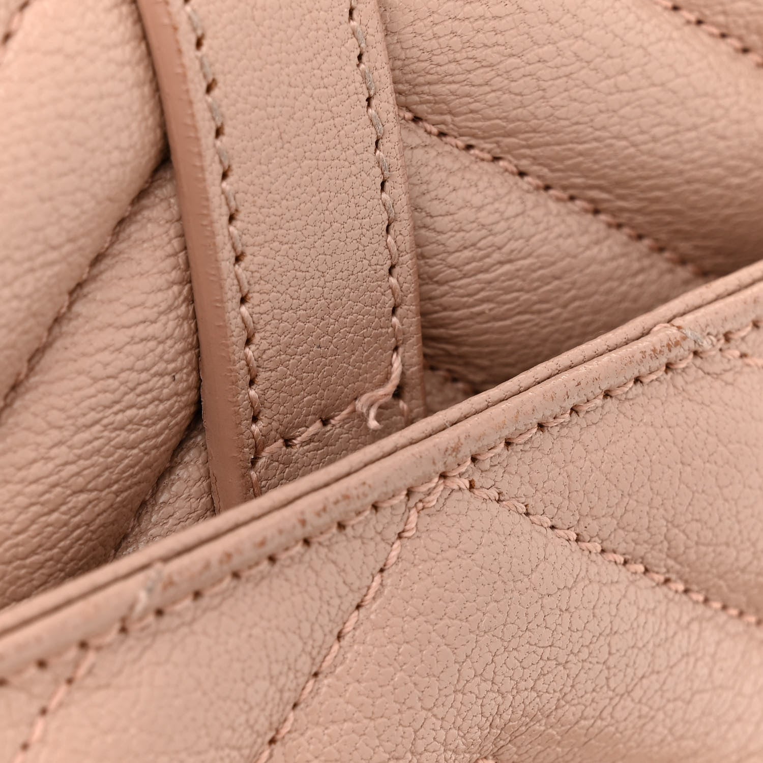 Saint Laurent Sheepskin Matelasse Chevron Monogram Medium College Bag Rose Poudre 14 of 17