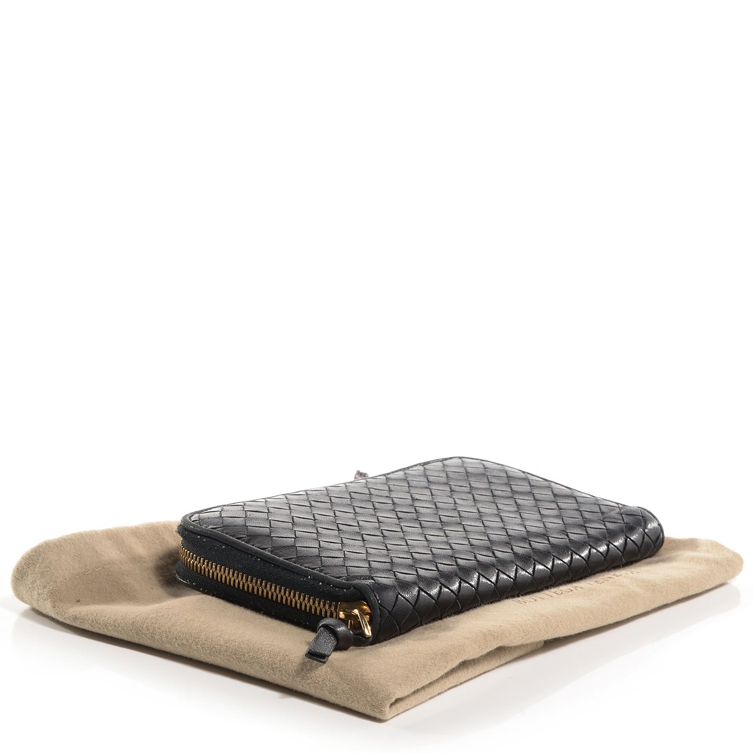 Bottega Veneta Nappa Intrecciato Zip Around Wallet Black 4 of 8