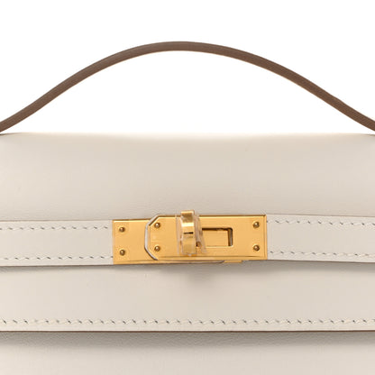 Hermes Swift Kelly Pochette Clutch Mushroom 7 of 10