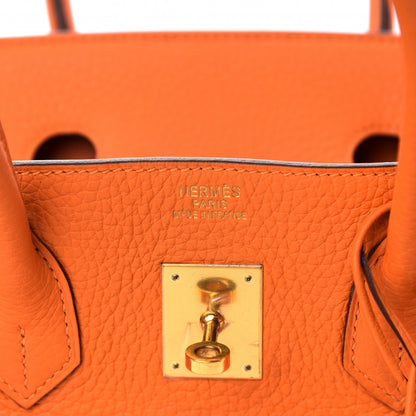 Hermes Togo Birkin 35 Orange 12 of 14