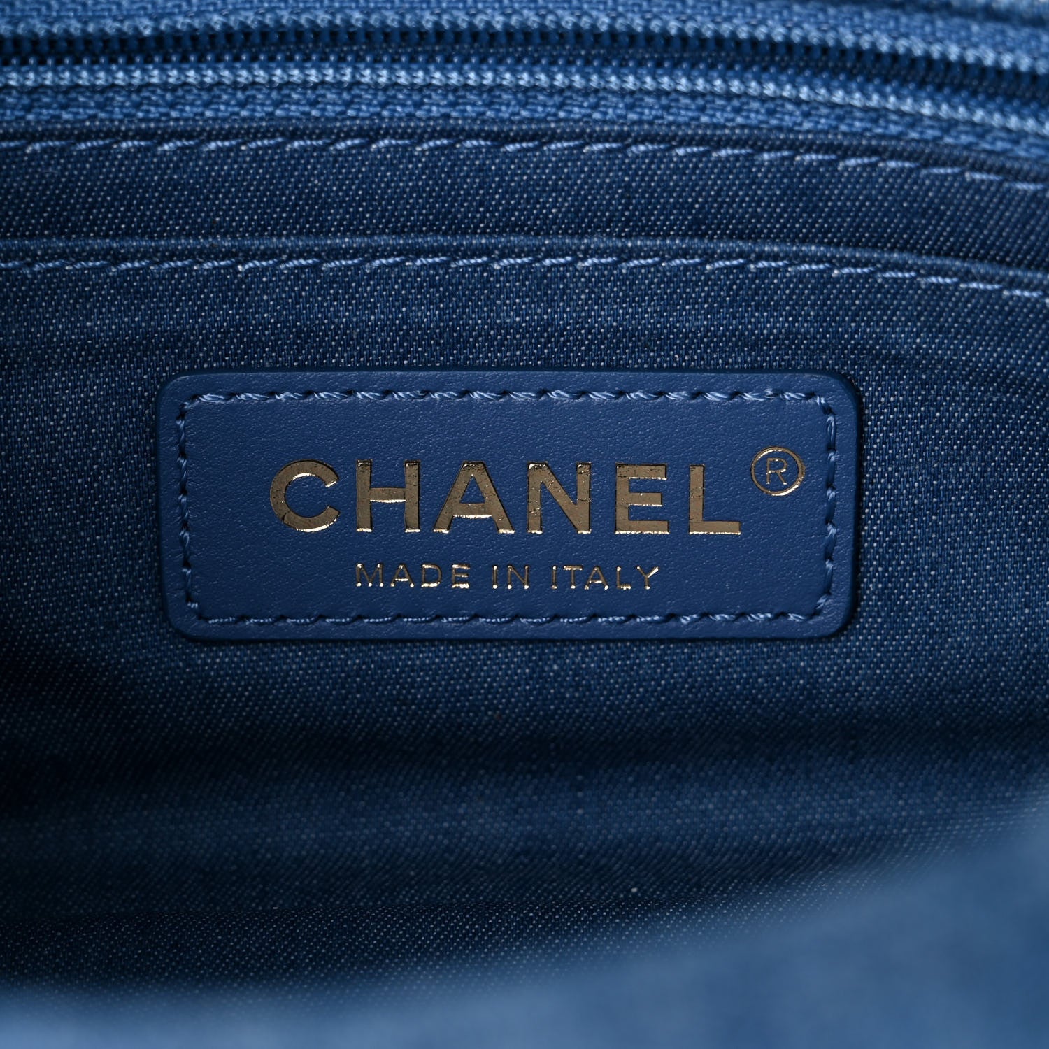 Chanel Denim Quilted Mini Pearl Crush Rectangular Flap Blue 6 of 10