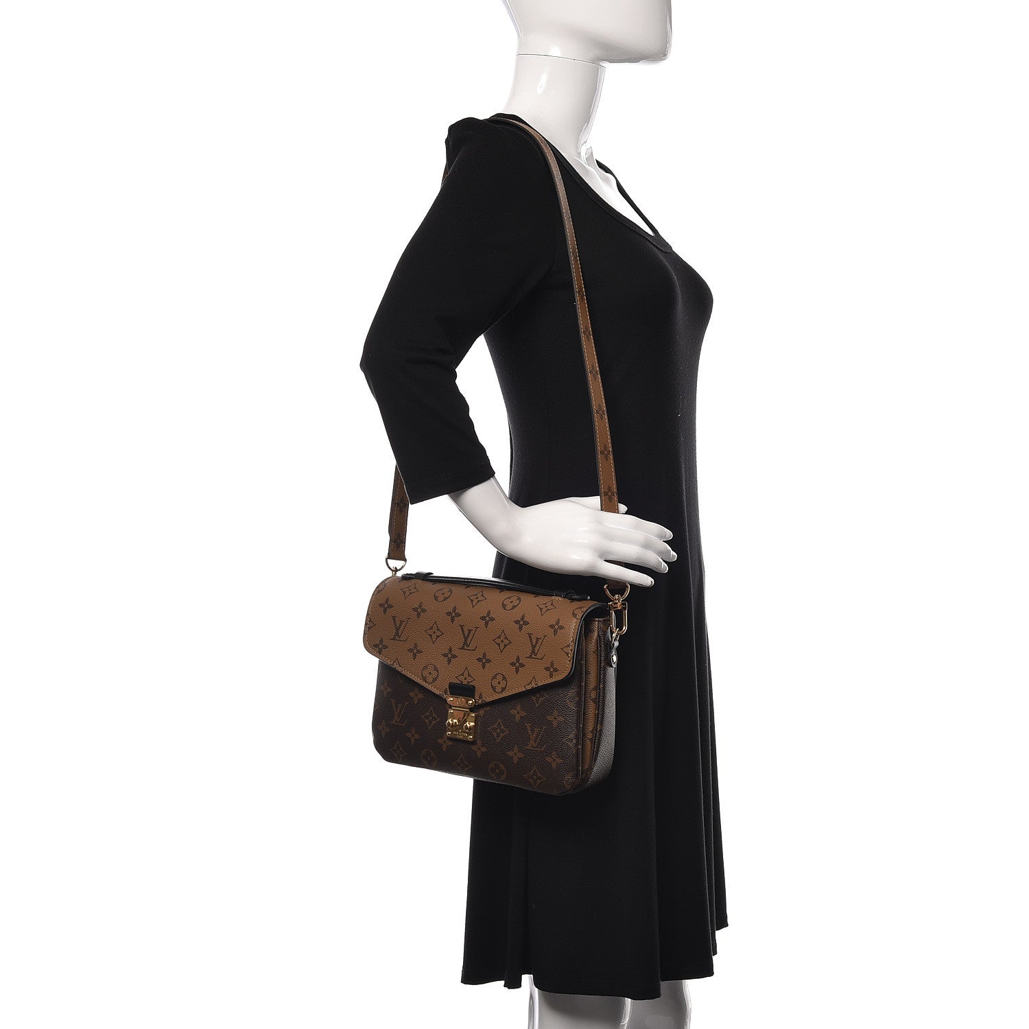 Louis Vuitton Reverse Monogram Pochette Metis 2 of 11