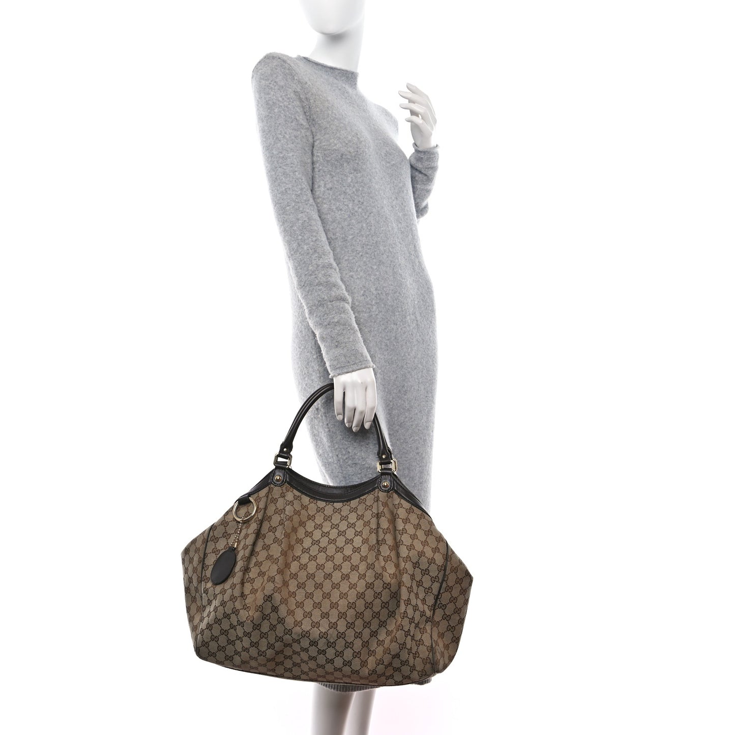 Monogram Large Sukey Tote Dark Brown