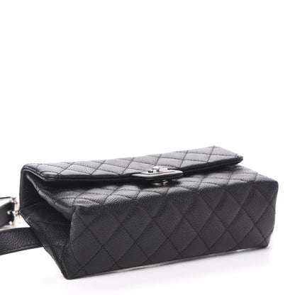 Chanel Grained Calfskin Quilted 2.55 Reissue Flap Belt Bag Clutch Black 4 of 10