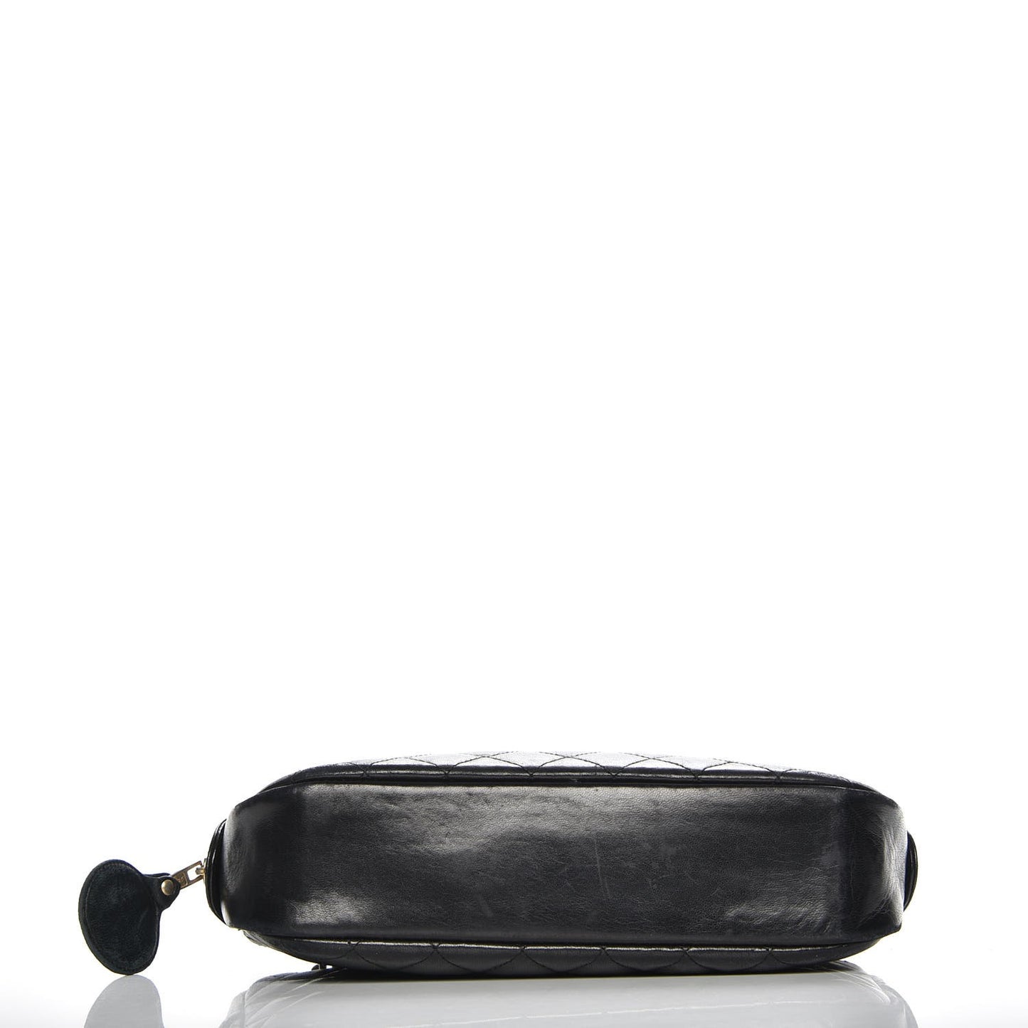Lambskin Quilted Camera Case Black