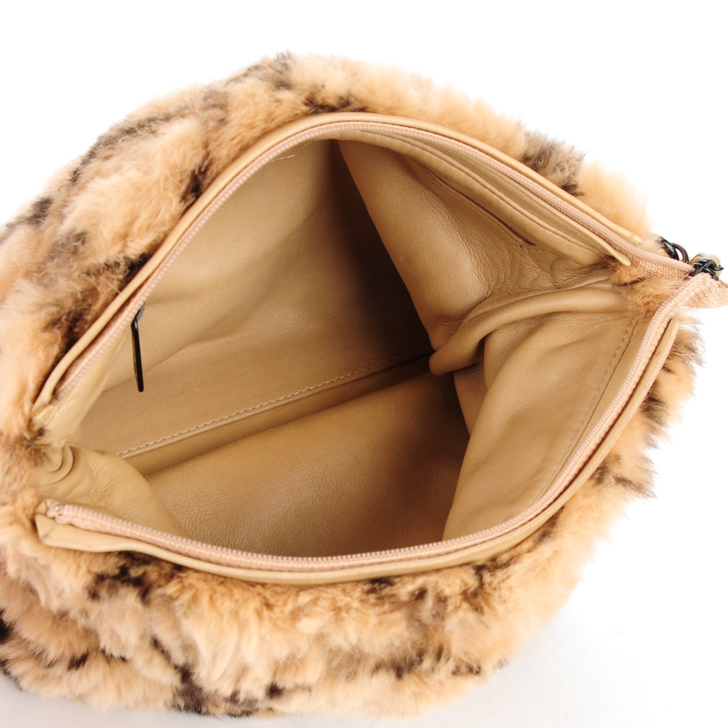 Chanel Lapin Fur Quilt Pattern Small Tote Beige 5 of 7