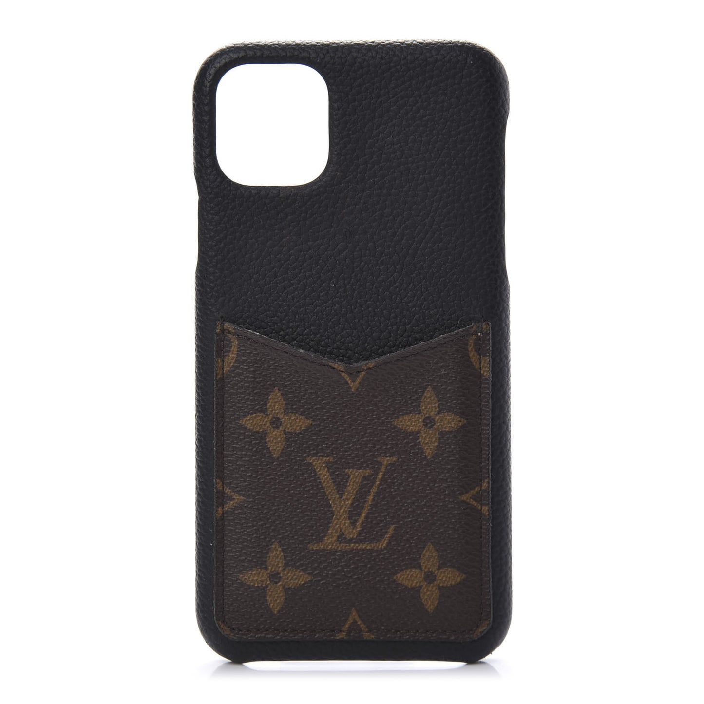 Monogram iPhone 11 Max Pro Bumper Black