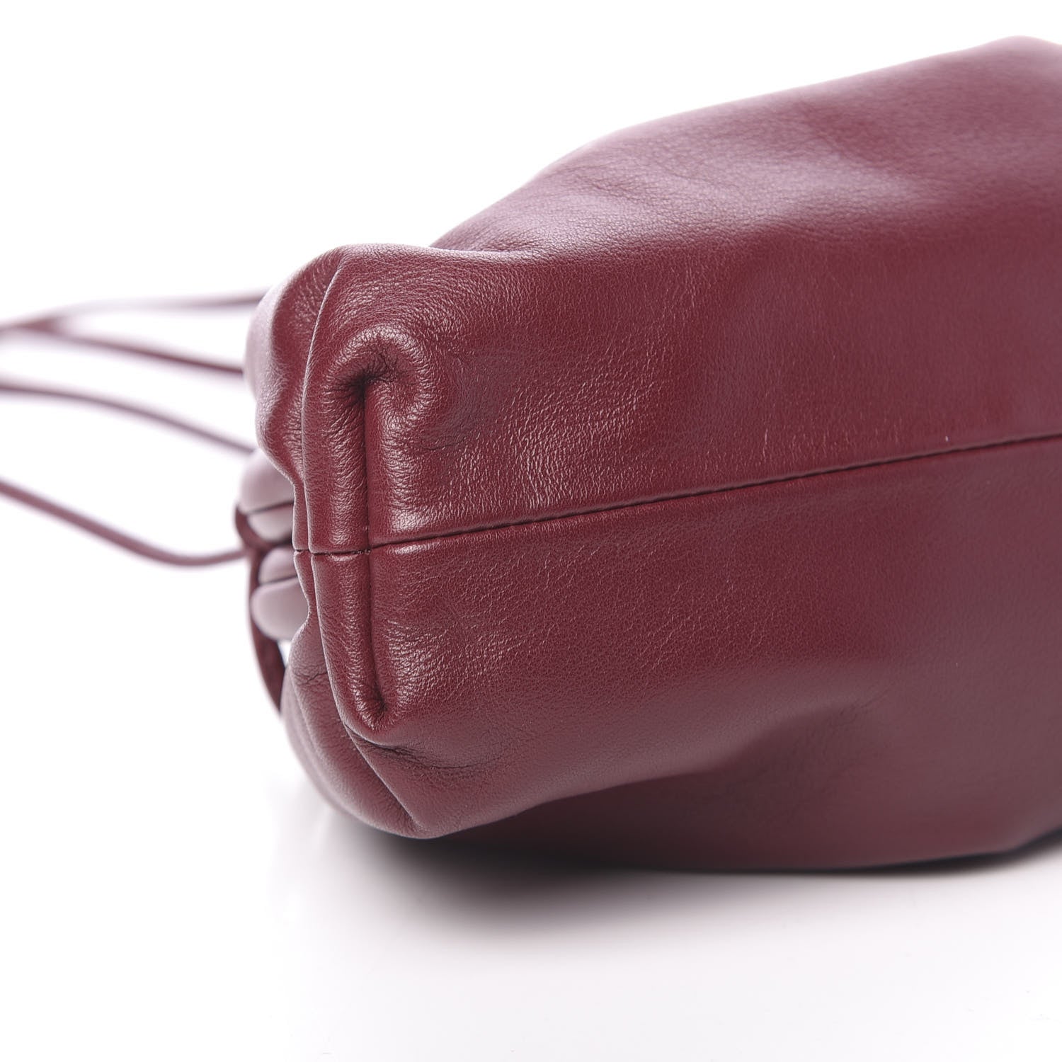 Bottega Veneta Butter Calfskin The Mini Pouch Bordeaux 7 of 9