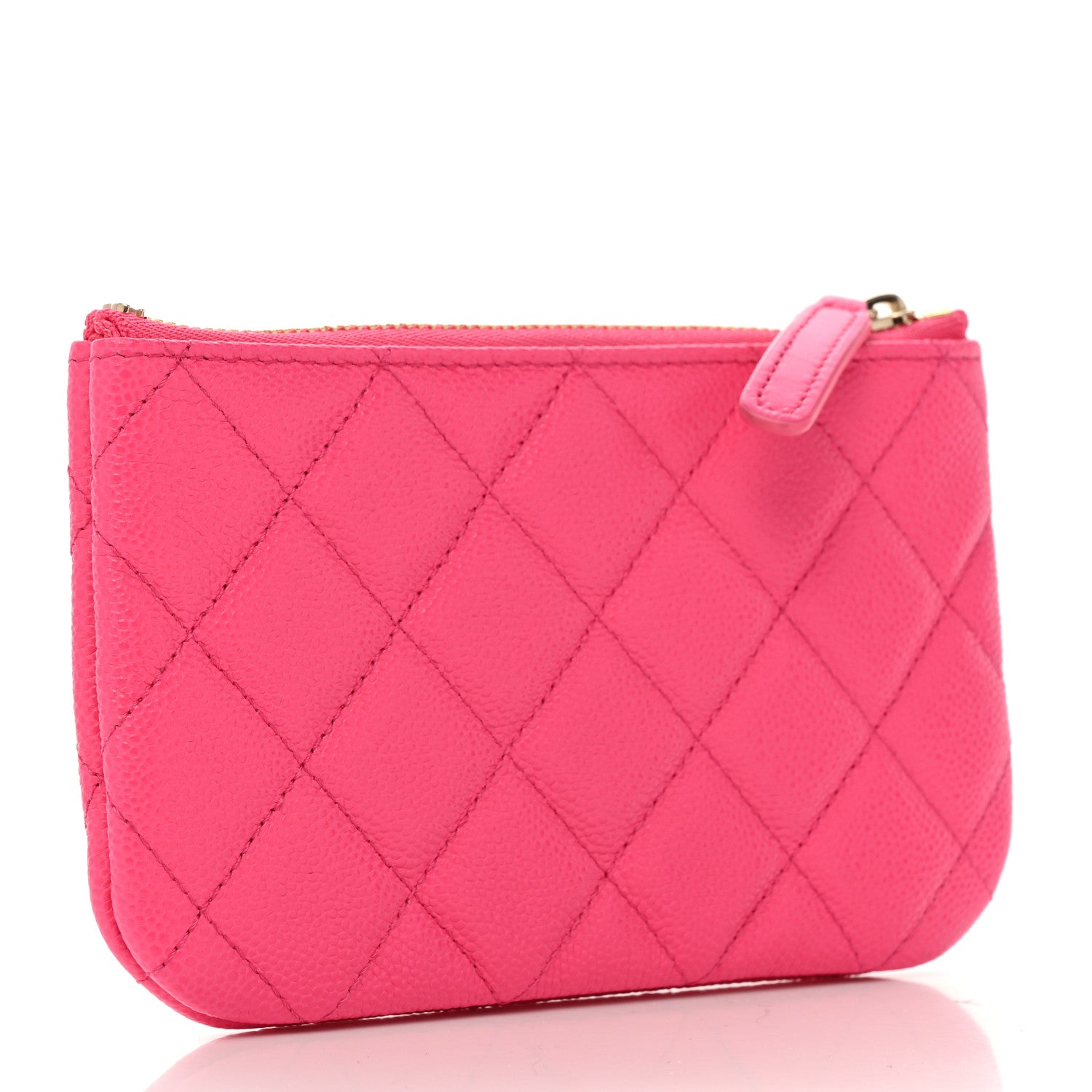 Chanel Caviar Quilted Small Cosmetic Case Pink 3 of 8