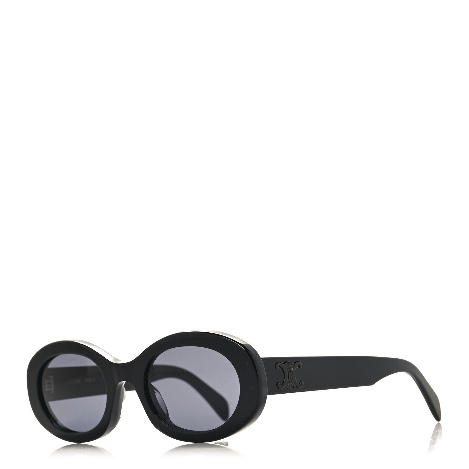 Celine Acetate Triomphe 01 Sunglasses CL 40194U Black 1 of 7