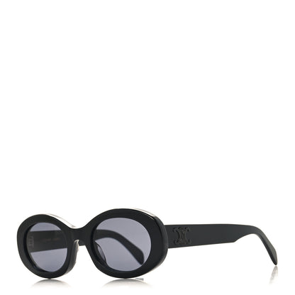 Celine Acetate Triomphe 01 Sunglasses CL 40194U Black 1 of 7