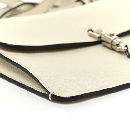 Gucci Grand Prix Calfskin Jackie Convertible Shoulder Bag White 8 of 18