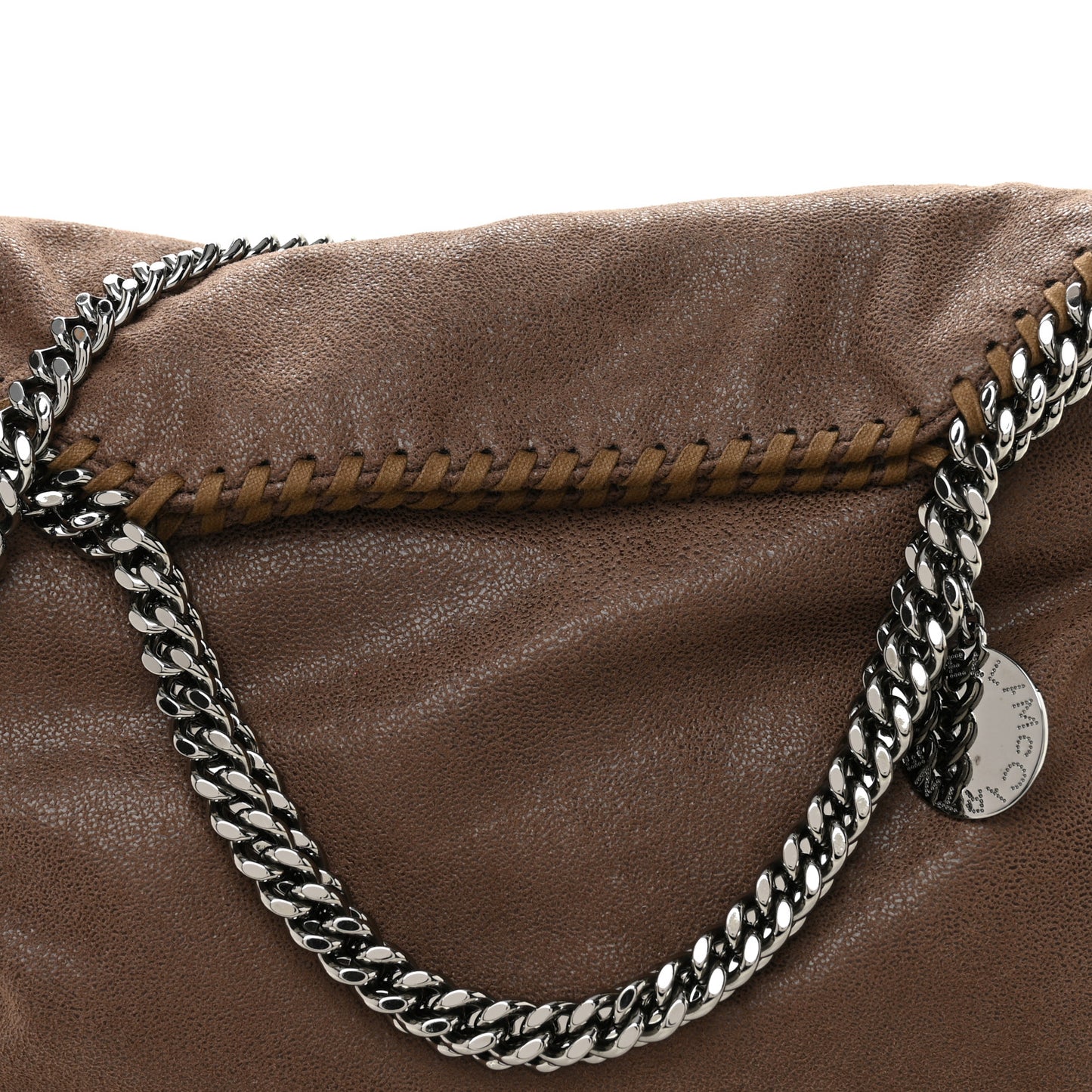 Shaggy Deer Small Falabella Tote Taupe