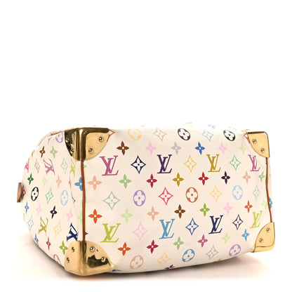 Louis Vuitton Monogram Multicolor Speedy 30 White 4 of 10