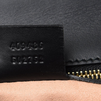 Gucci Guccissima Medium Padlock Shoulder Bag Black 7 of 10