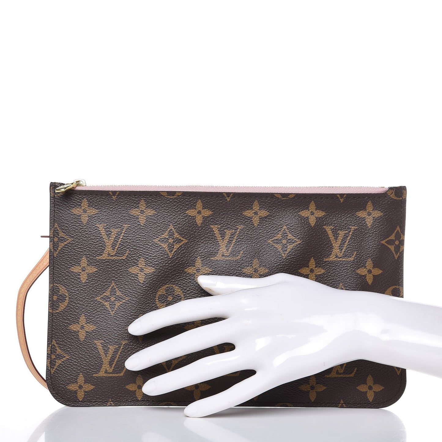 Monogram Neverfull MM GM Pochette Rose Ballerine