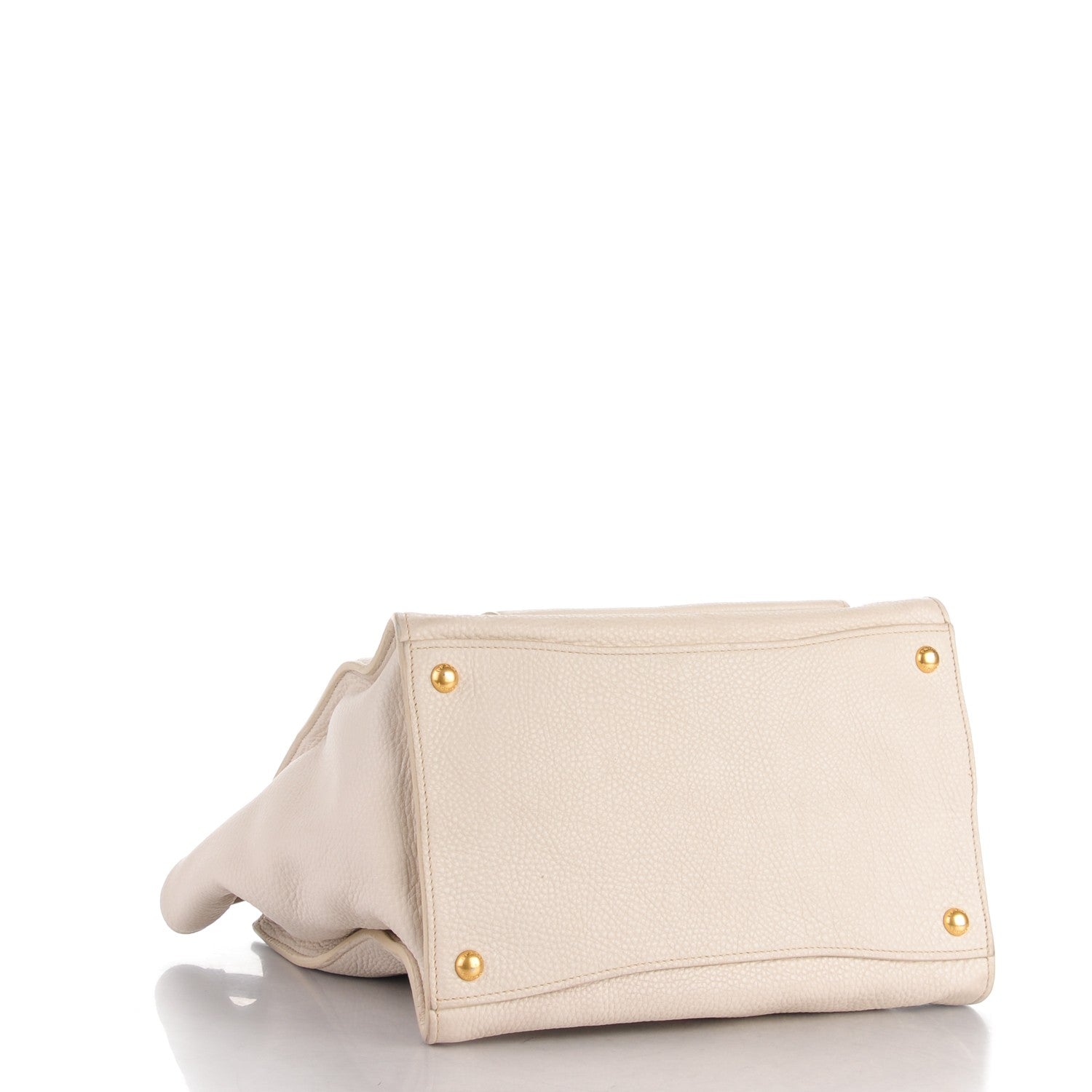 Prada Vitello Daino Shopping Tote Talco 4 of 10