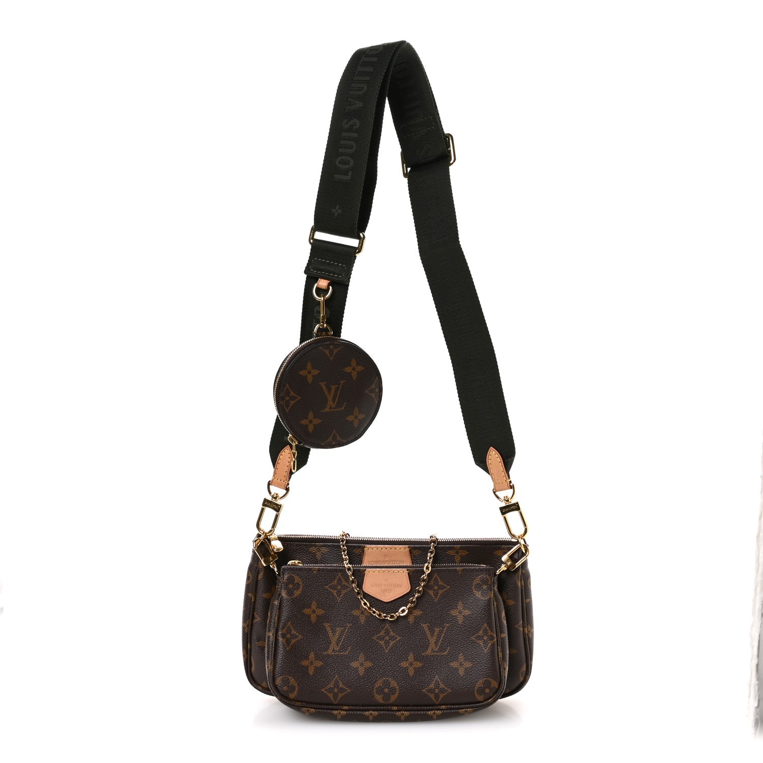 Louis Vuitton Monogram Multi Pochette Accessories Kaki 1 of 10