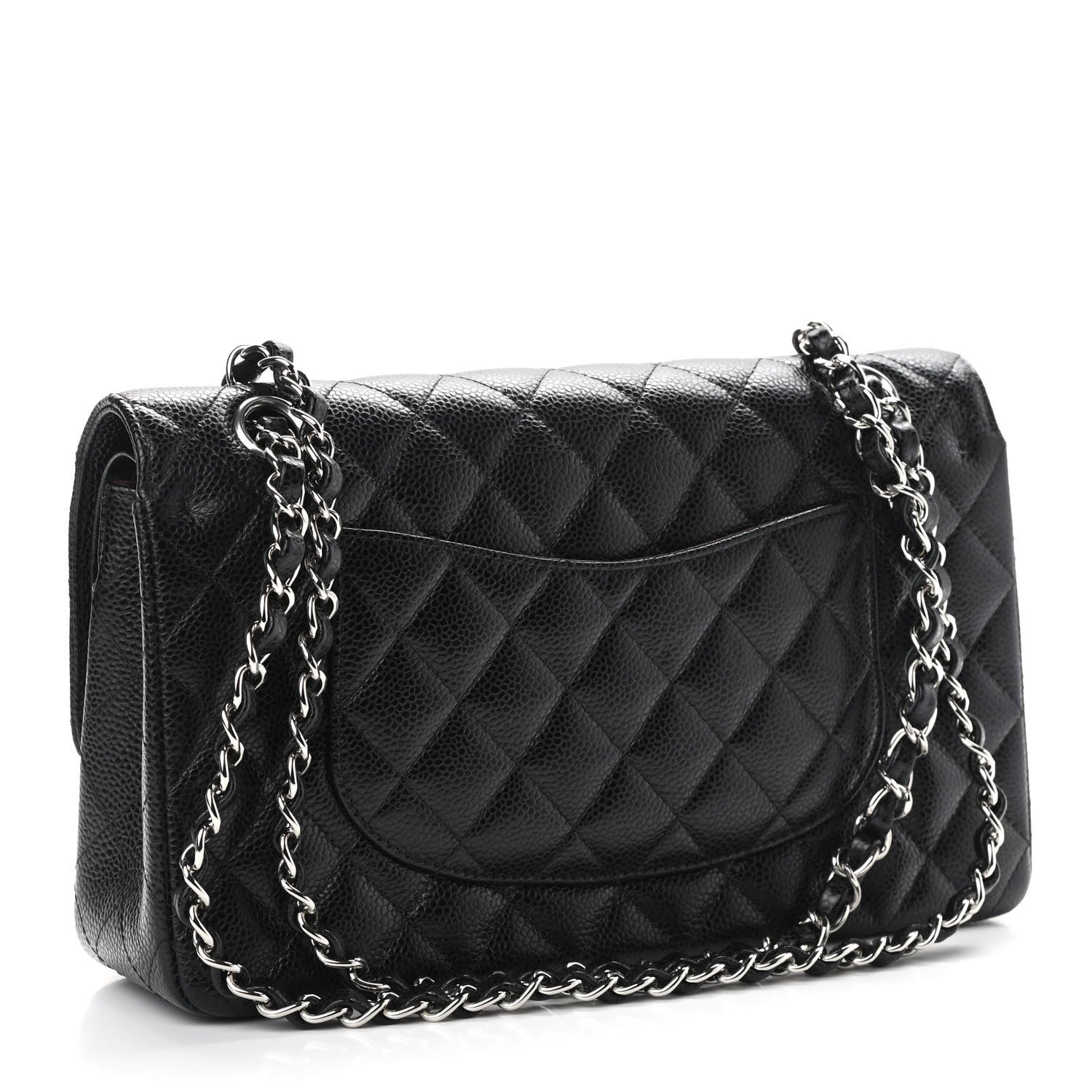 Chanel Caviar Quilted Medium Double Flap Black 3 of 11