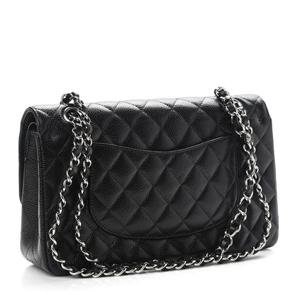 Chanel Caviar Quilted Medium Double Flap Black 3 of 11