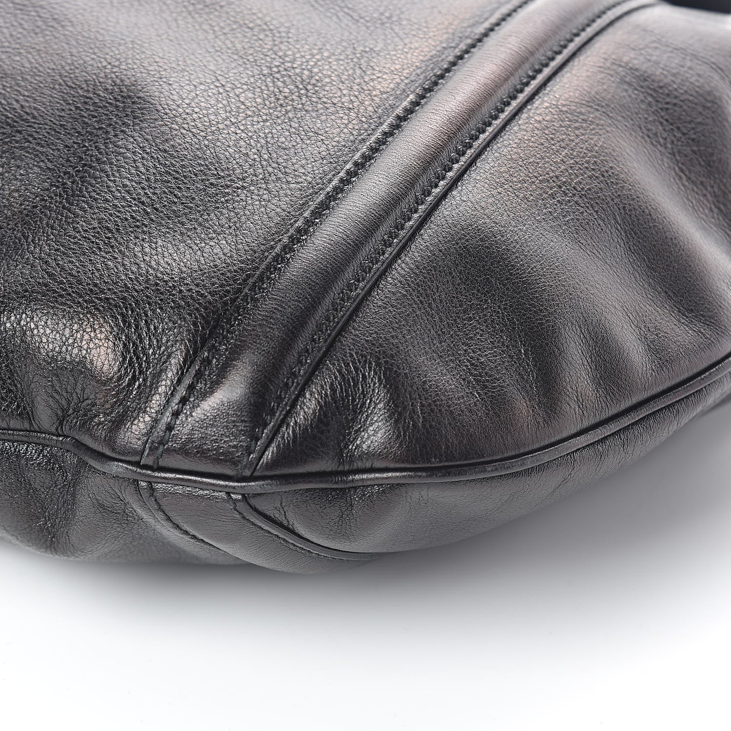 Gucci Calfskin Medium Britt Tote Black 8 of 12