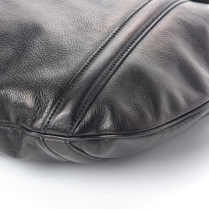 Gucci Calfskin Medium Britt Tote Black 8 of 12