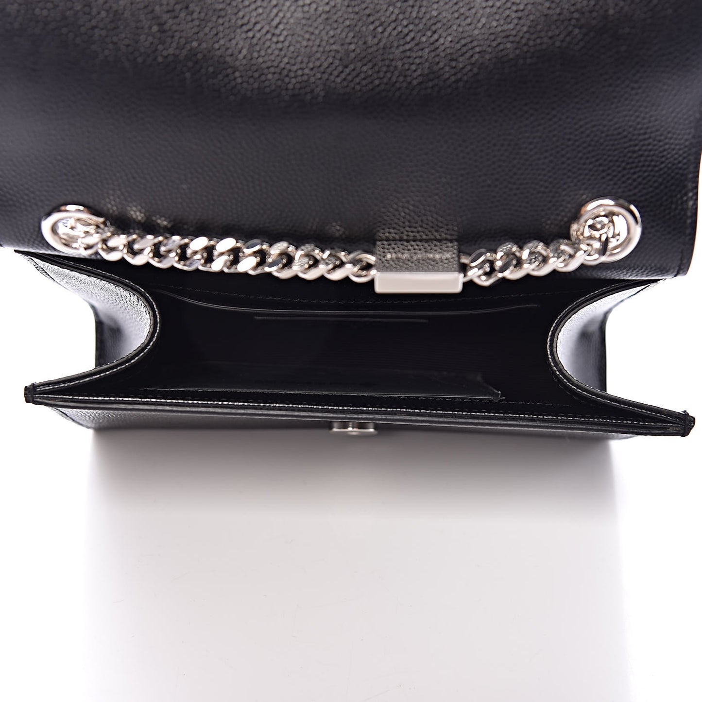 Calfskin Studded Small Monogram Kate Satchel Black
