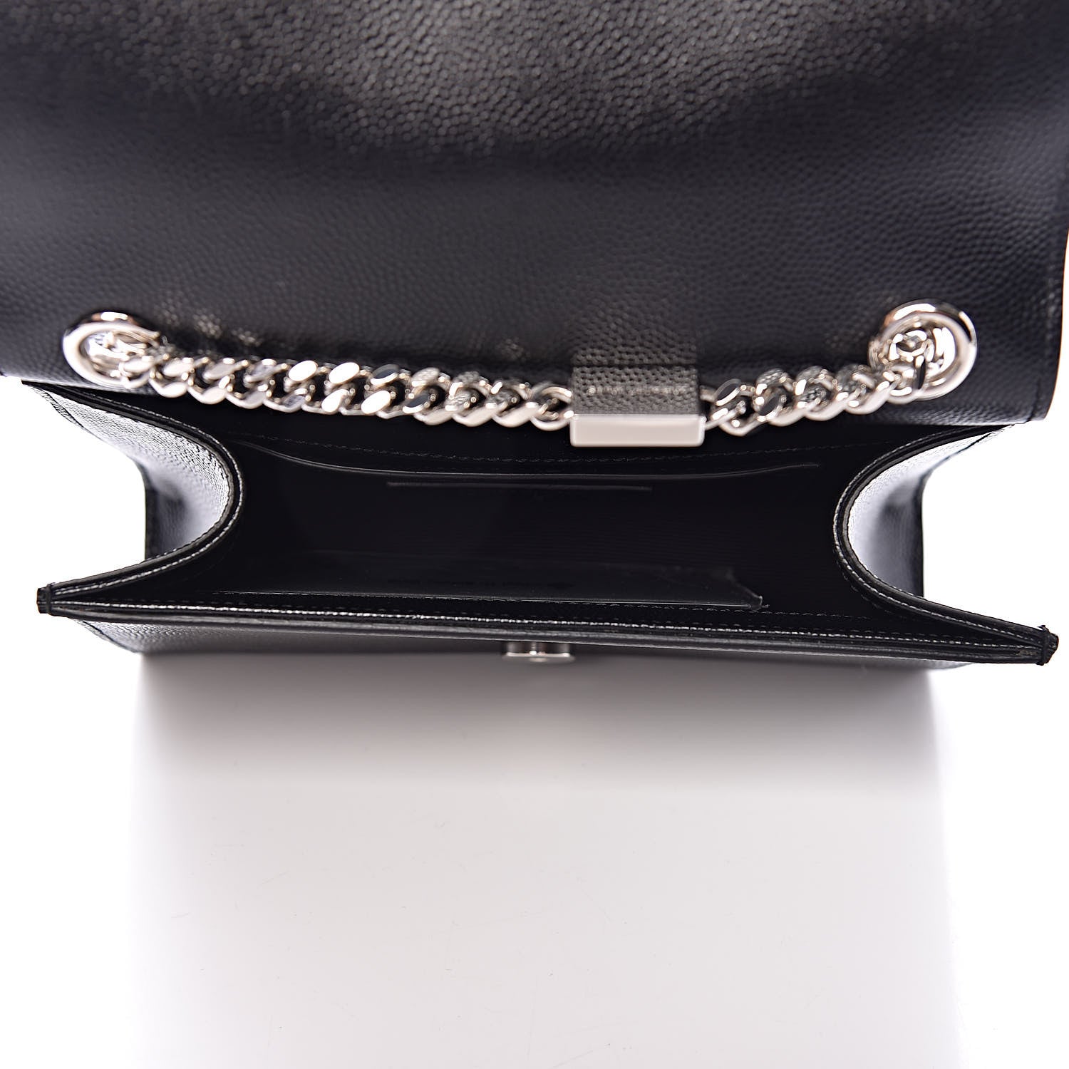 Saint Laurent Calfskin Studded Small Monogram Kate Satchel Black 5 of 10