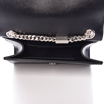 Saint Laurent Calfskin Studded Small Monogram Kate Satchel Black 5 of 10