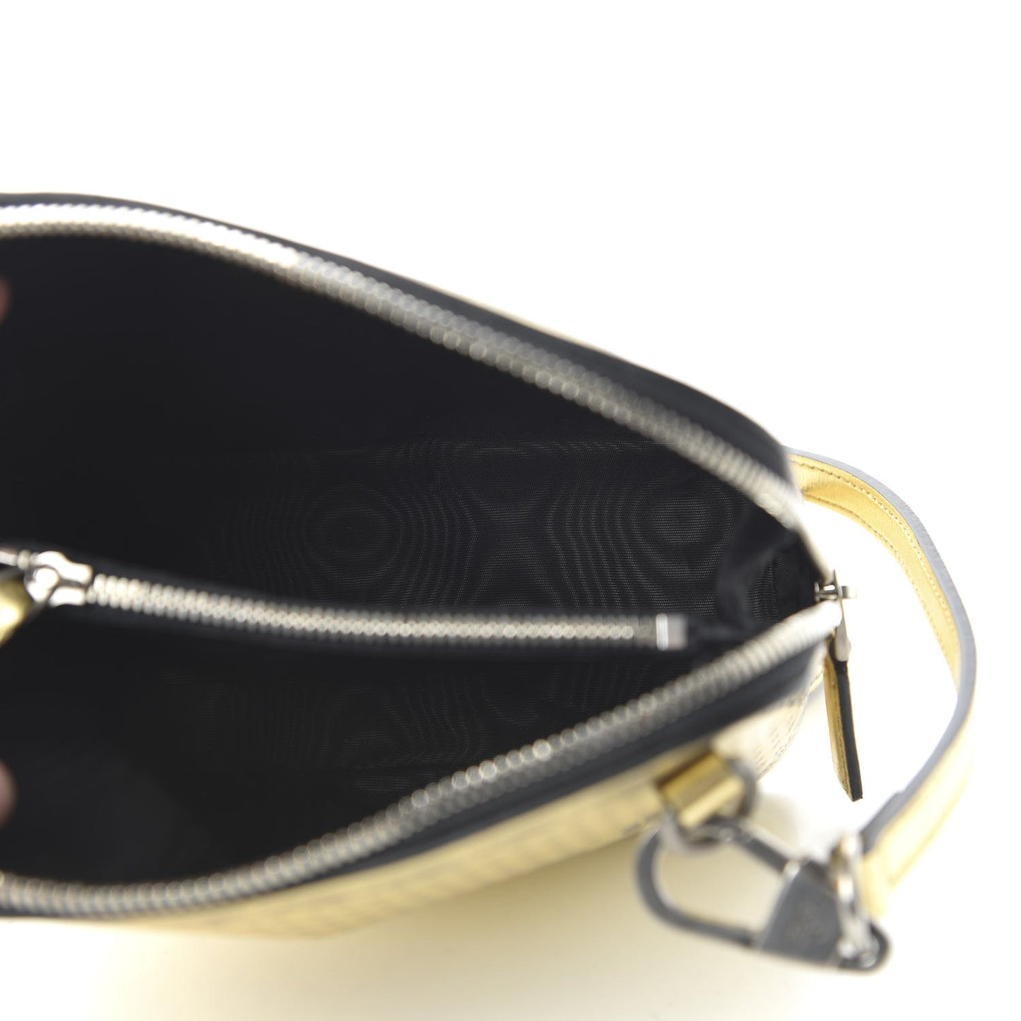 X SEGA Calfskin GUCCY Stars Mini Dome Shoulder Bag Gold