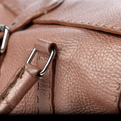 Fendi Cuoio Romano Selleria Large Linda Satchel Bronzo 23 of 23