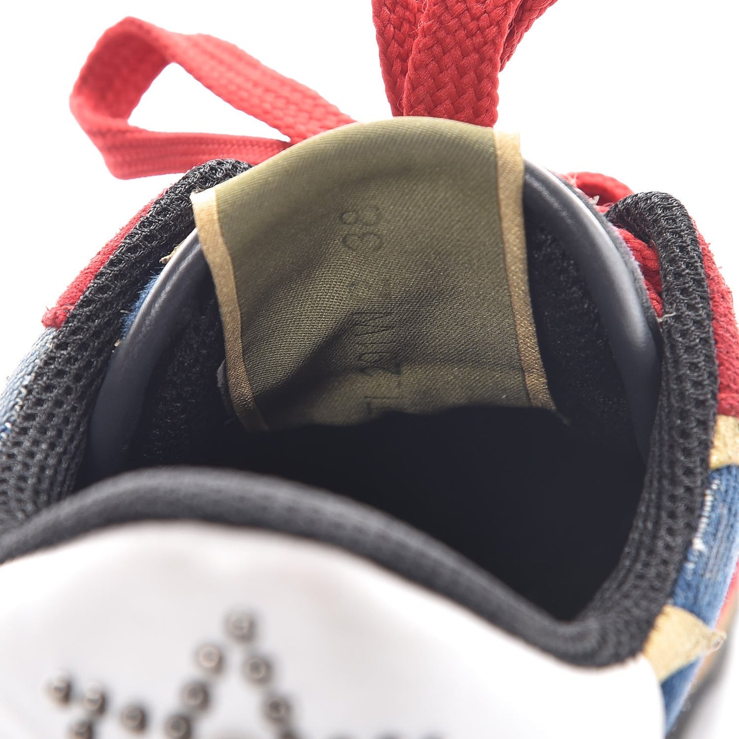 Suede Denim Camustars Womens Rockrunner Sneakers 38 Blue Red