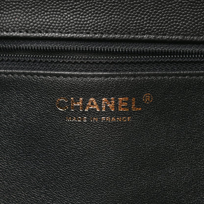 Chanel Caviar Quilted Flap Clutch Black 6 of 9