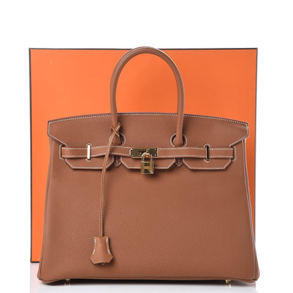 Hermes Togo Birkin 35 Gold 37 of 37
