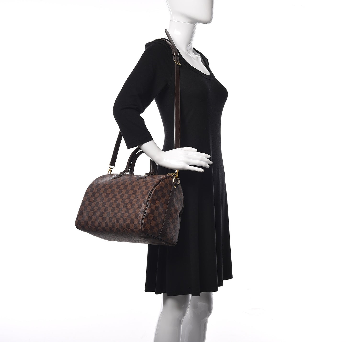 Damier Ebene Speedy Bandouliere 30
