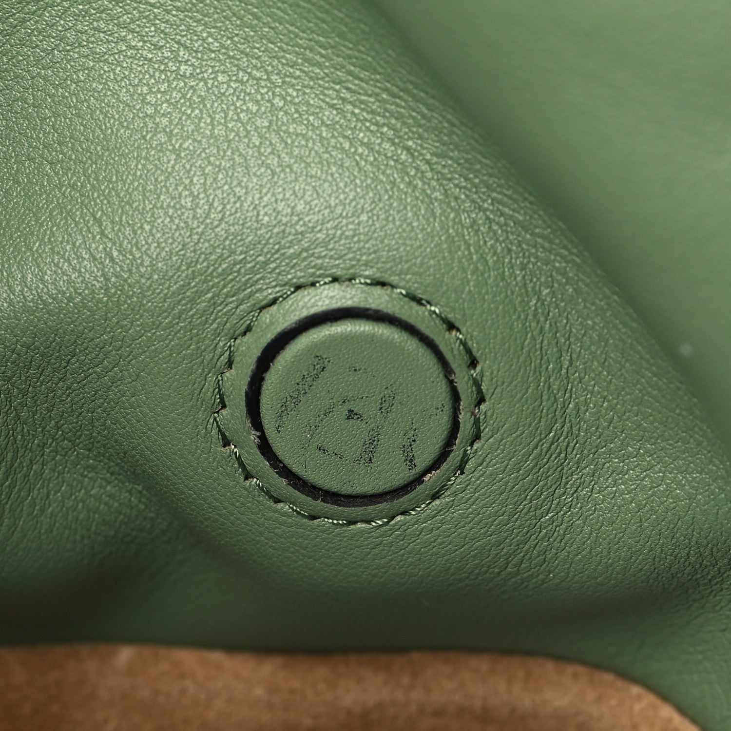 Loewe Calfskin Mini Flamenco Knot Clutch Rosemary 9 of 11