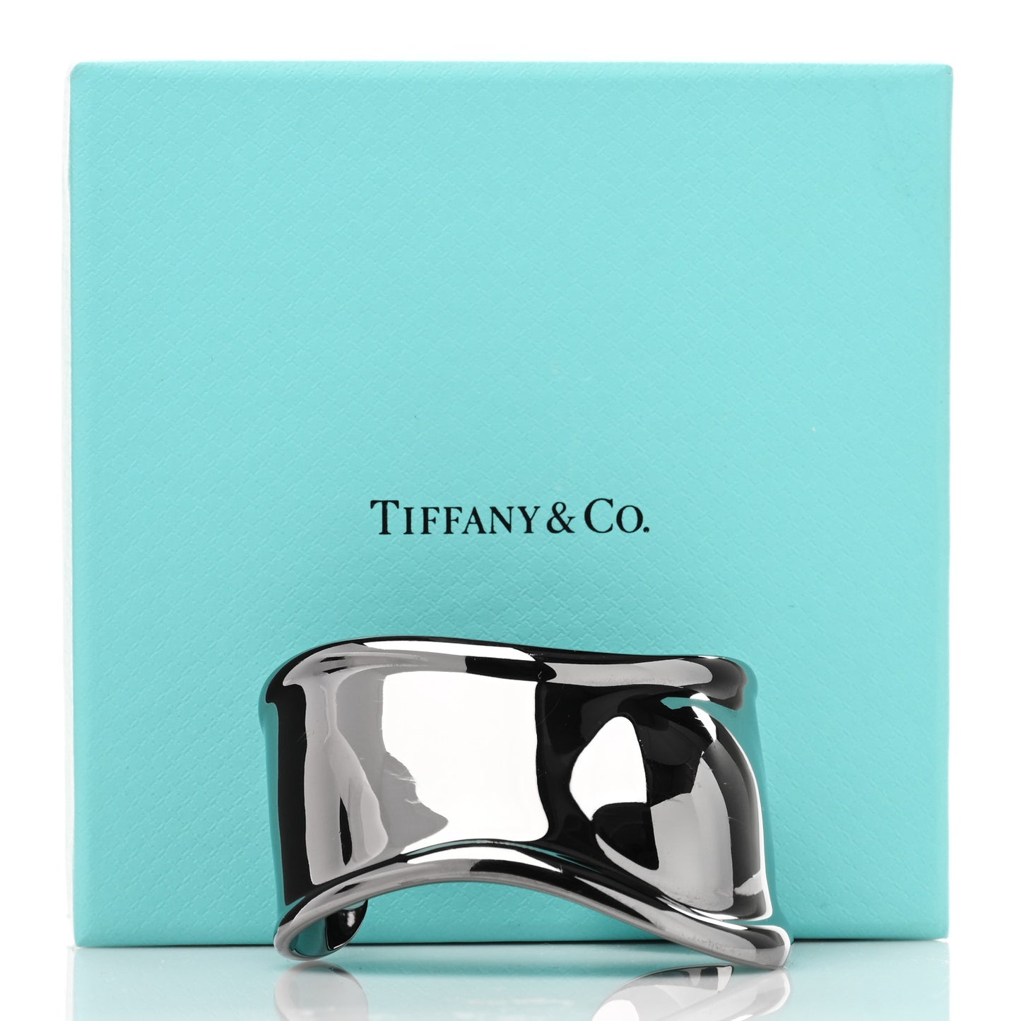 Ruthenium Small Elsa Peretti Left Wrist Bone Cuff Bracelet