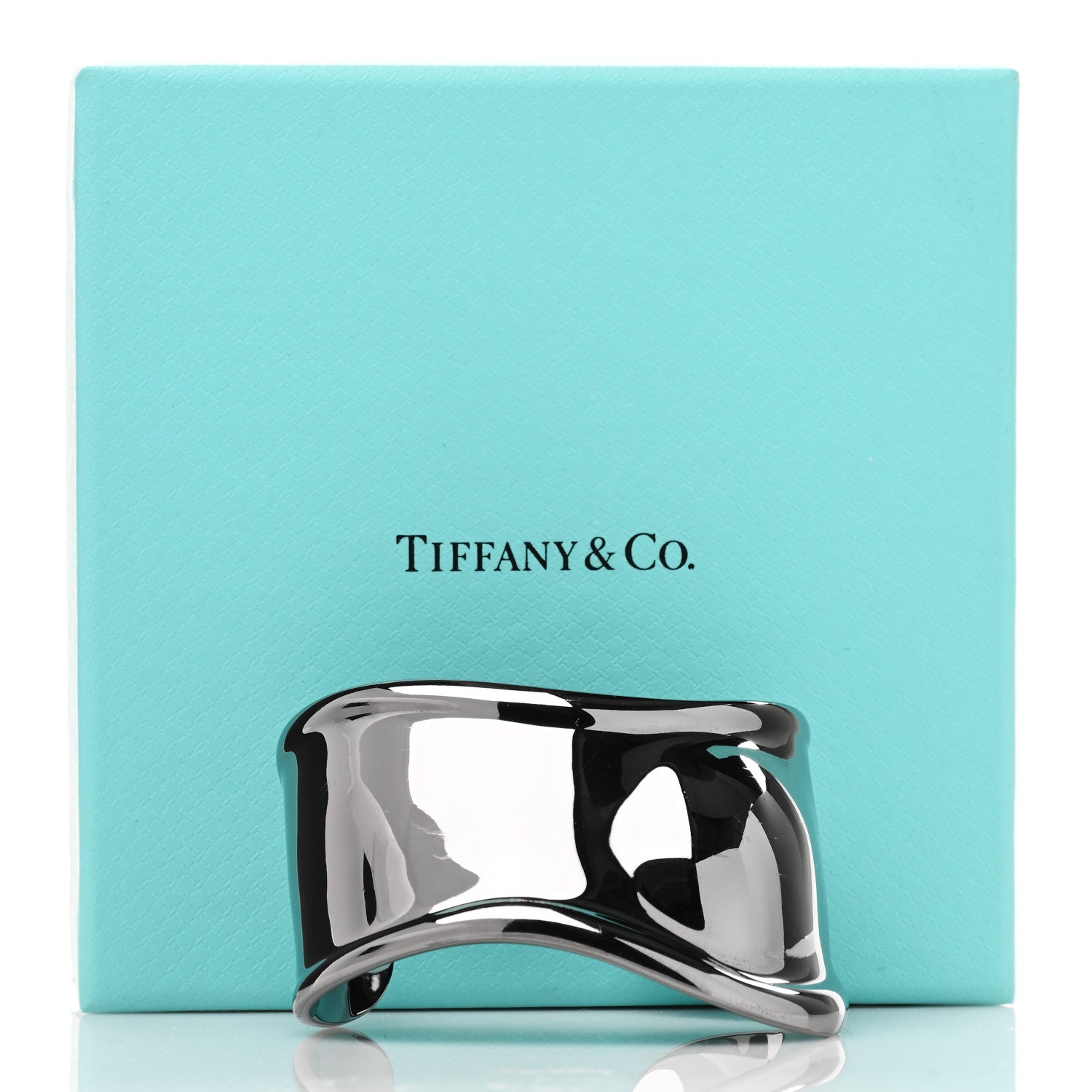 Tiffany Ruthenium Small Elsa Peretti Left Wrist Bone Cuff Bracelet 4 of 4