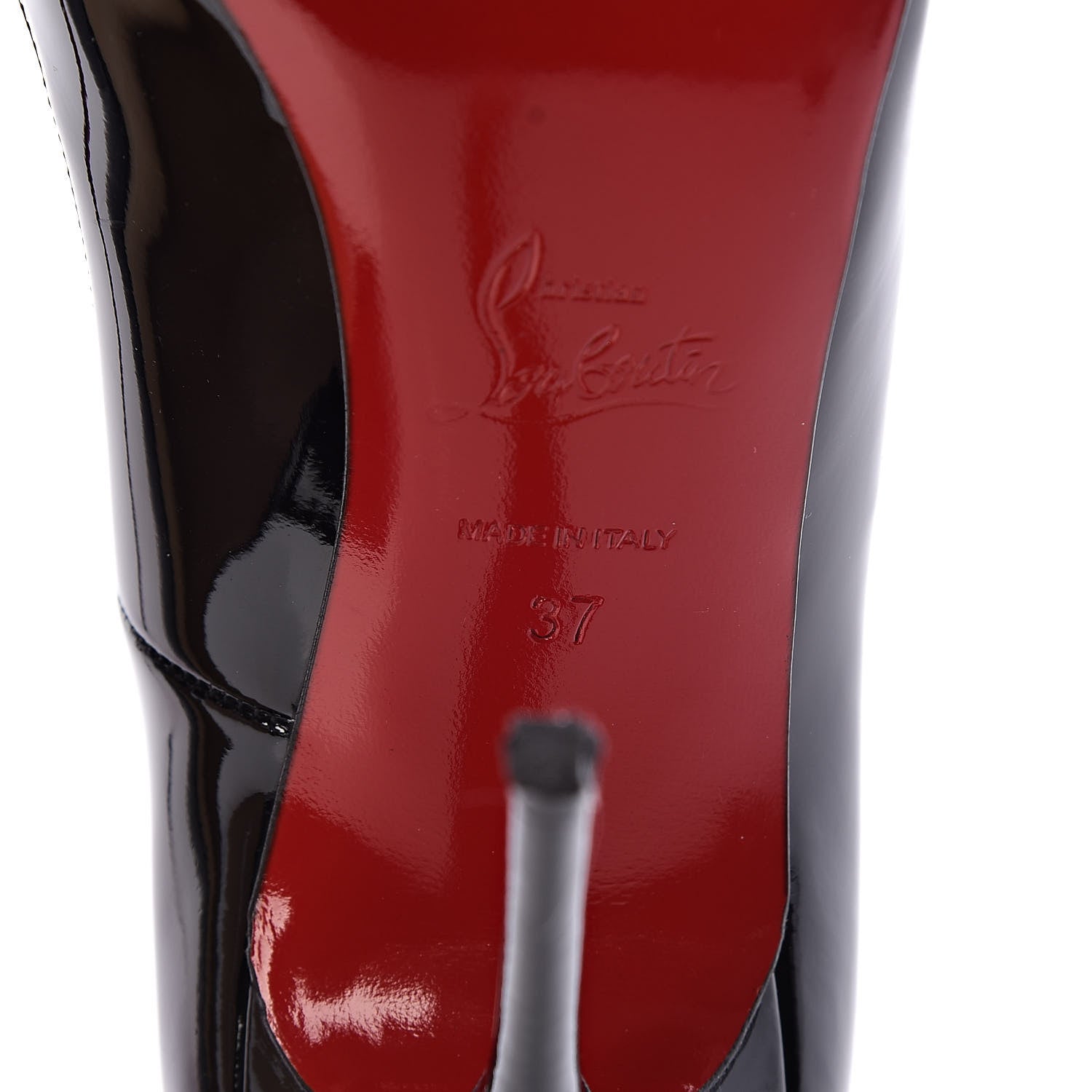 Christian Louboutin Patent So Kate 120 Pumps 37 Black 9 of 14
