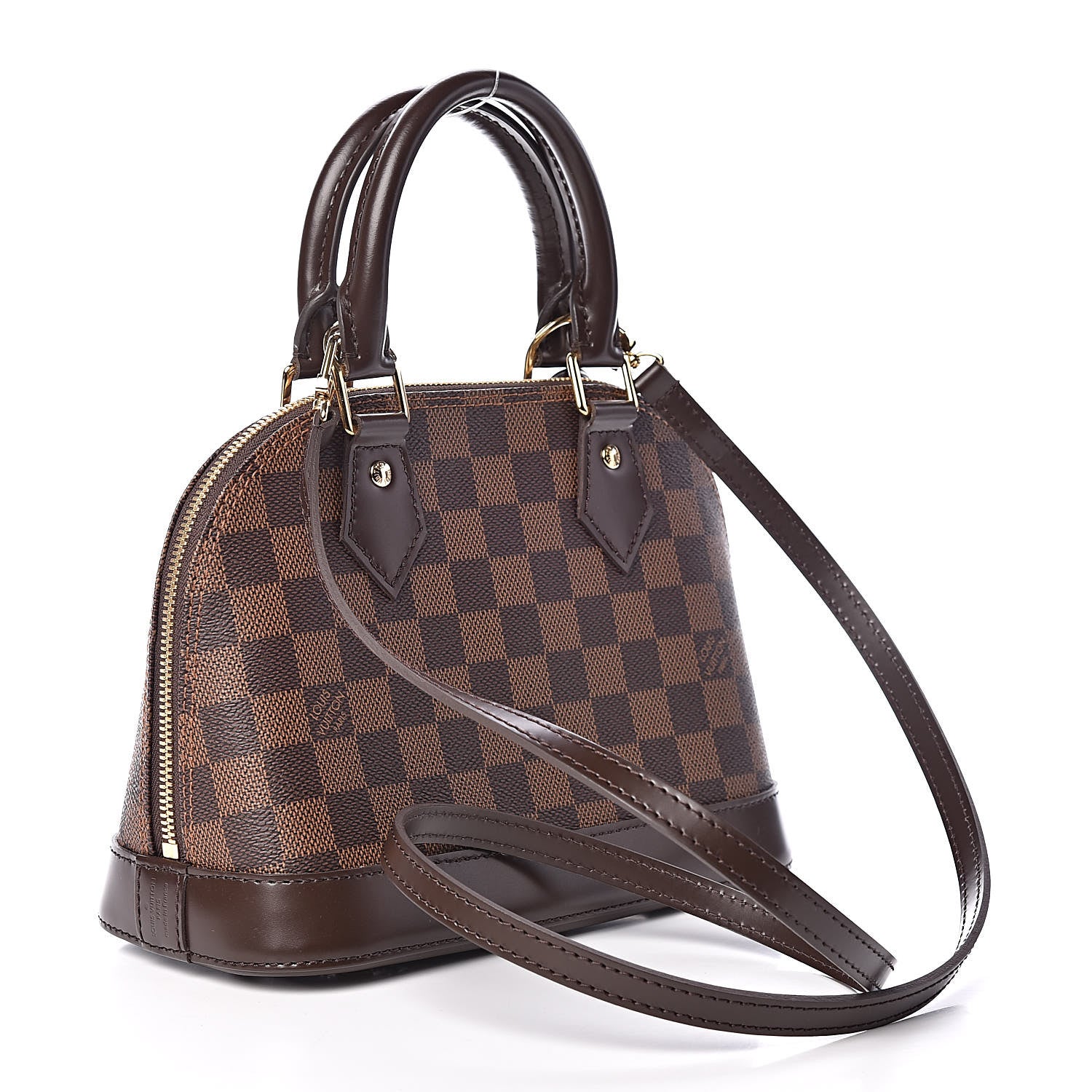 Louis Vuitton Damier Ebene Alma BB 3 of 9