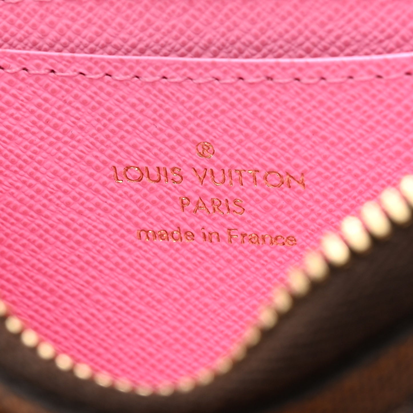 Damier Ebene 2022 Christmas Animation Paris Zippy Coin Purse Pink