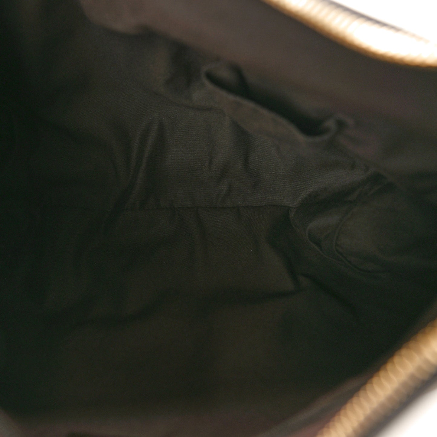 Monogram Large D Gold Hobo Dark Brown