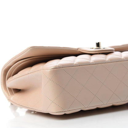 Chanel Iridescent Calfskin Quilted Medium Double Flap Beige 6 of 10