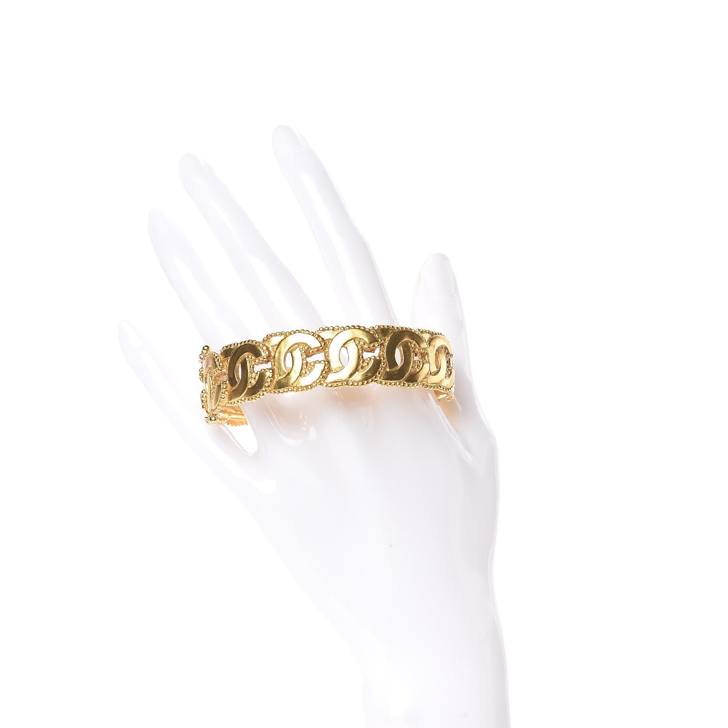 Chanel CC Bangle Gold 2 of 5