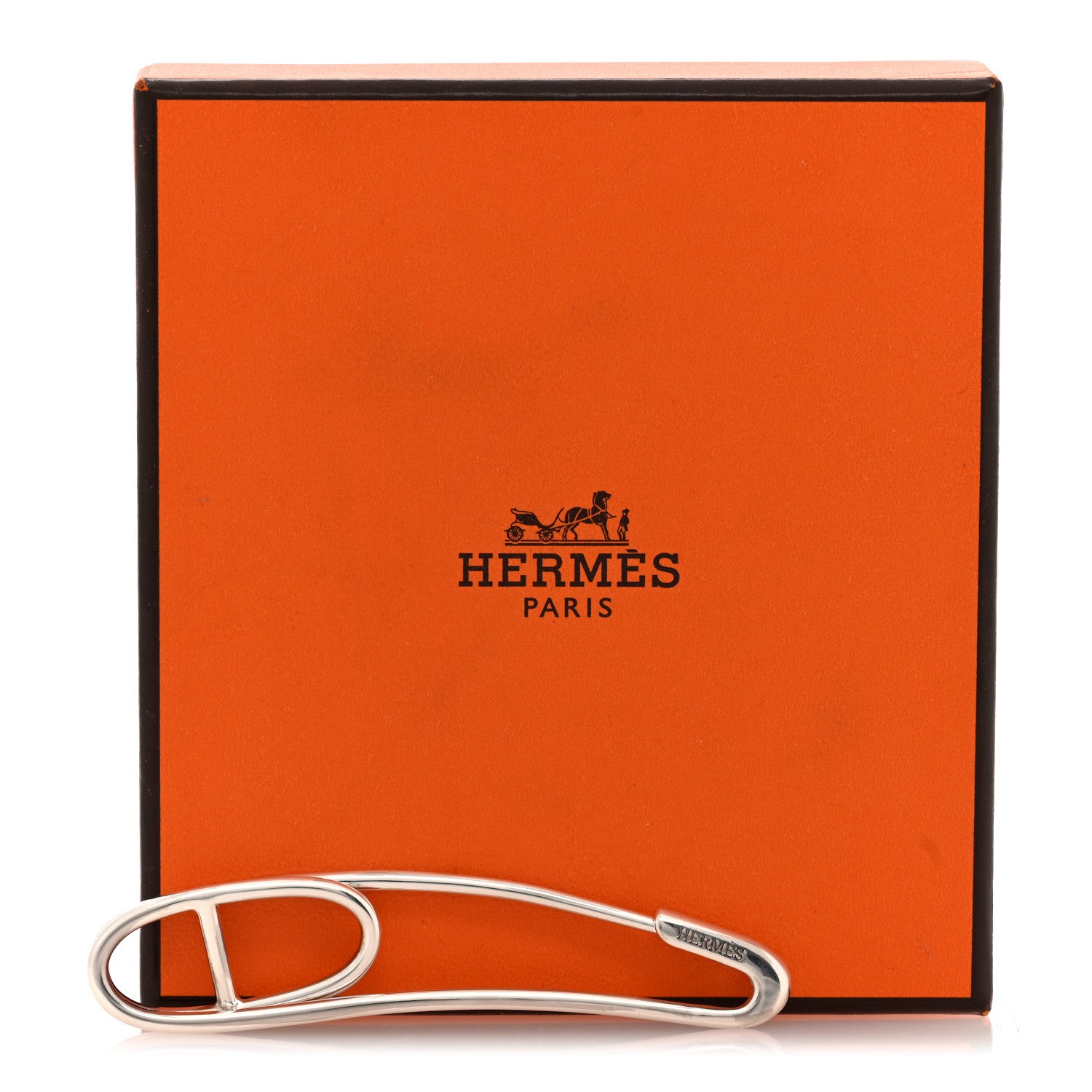 Hermes Sterling Silver Chaine d'Ancre Punk Brooch Pin 4 of 4