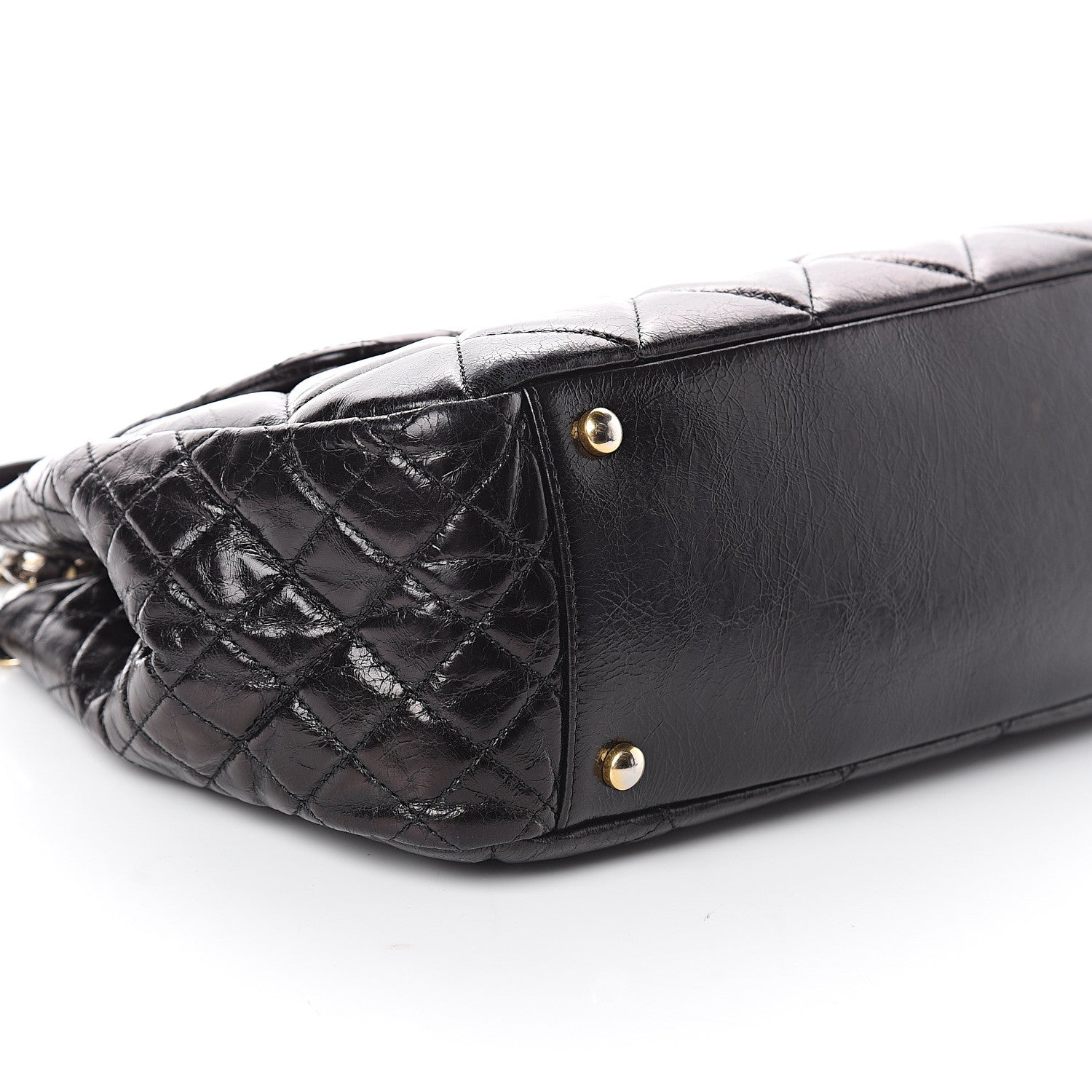 Chanel Aged Glazed Calfskin Quilted Small Daily Walk Flap Black 8 of 9