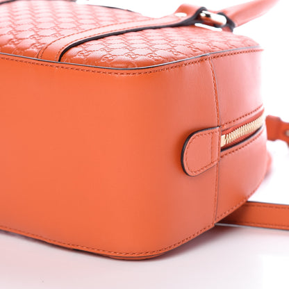 Gucci Soft Microguccissima Small Crossbody Bag Sun Orange 9 of 10